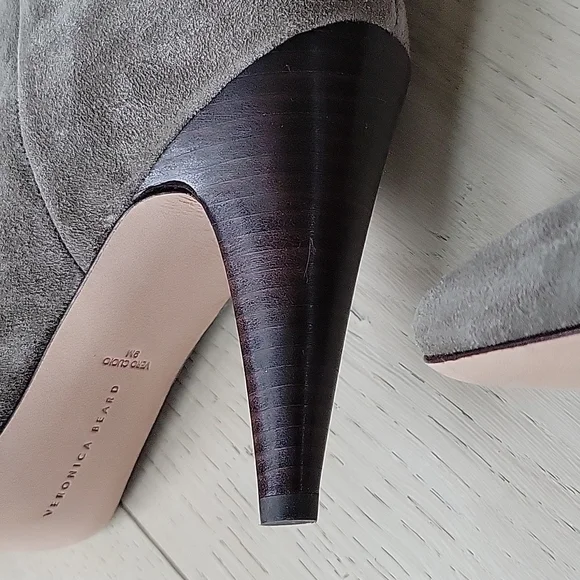 NEW in Box Veronica Beard Ballan Tall Suede Boot Shoes